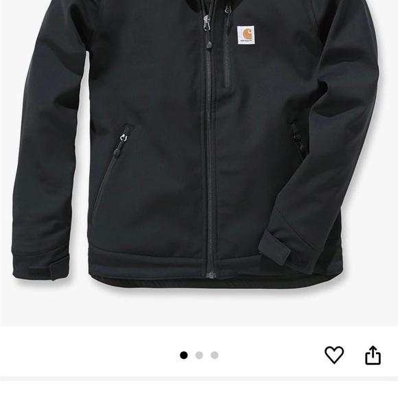 Carhartt Men's Black Jacket. Waterproof - Picture 16 of 16